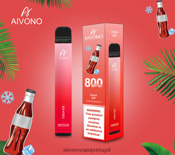 gelo de cola Aivono AIM PLUS 800 280DJX176 | Aivono Vape Portugal
